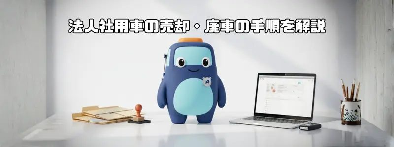 法人社用車の売却・廃車の手順を解説