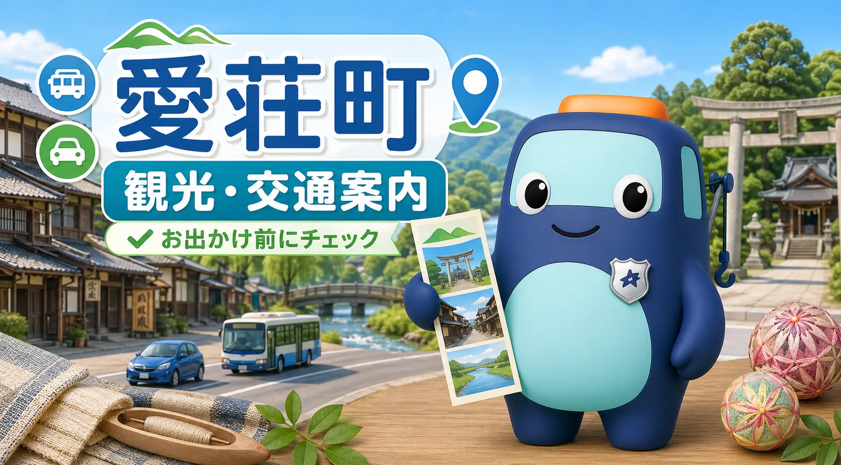 愛荘町の観光・交通案内