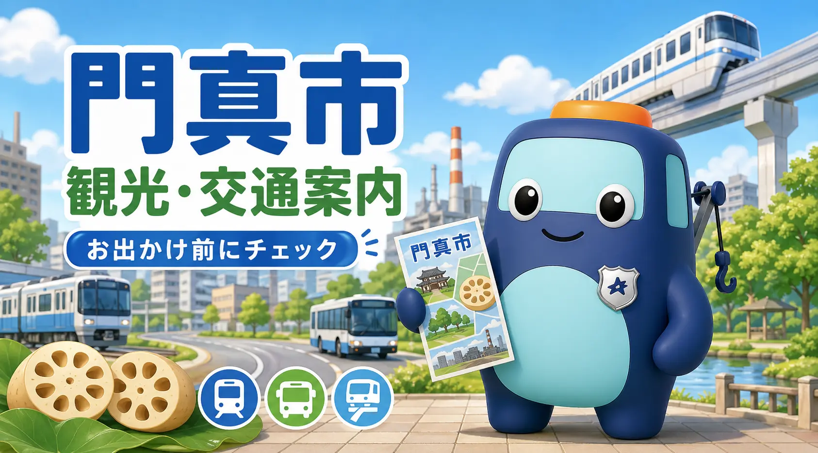 門真市の観光・交通案内