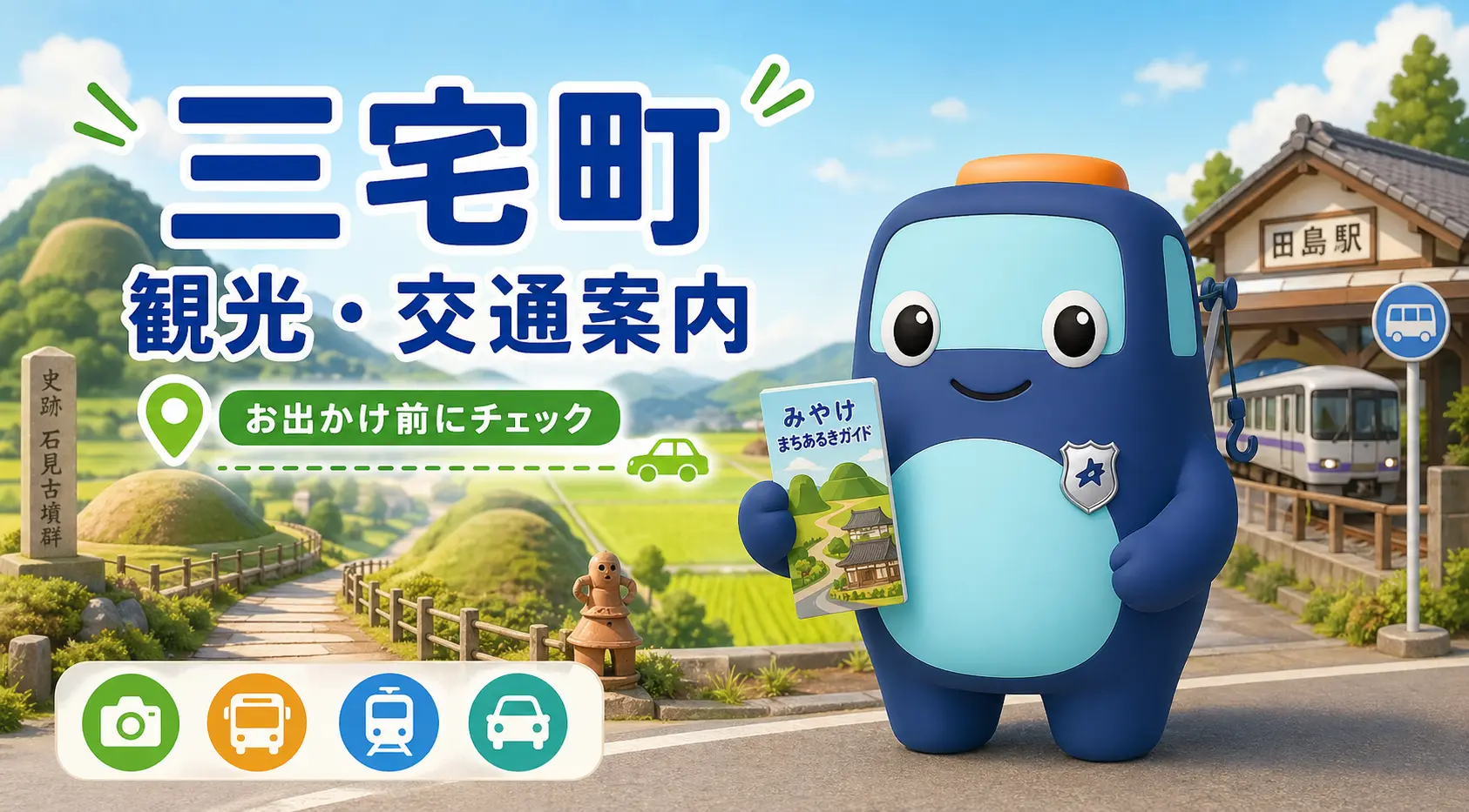 三宅町の観光・交通案内
