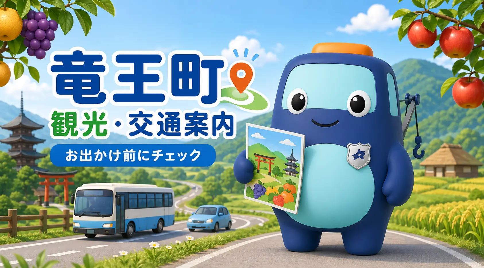 竜王町の観光・交通案内