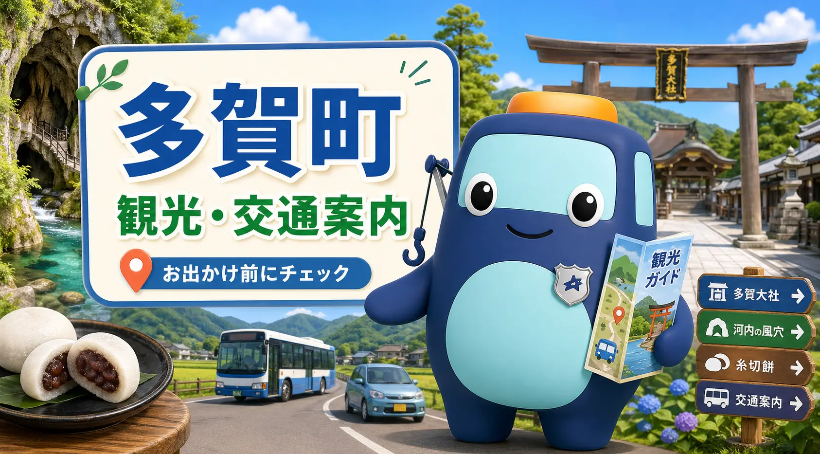 多賀町の観光・交通案内